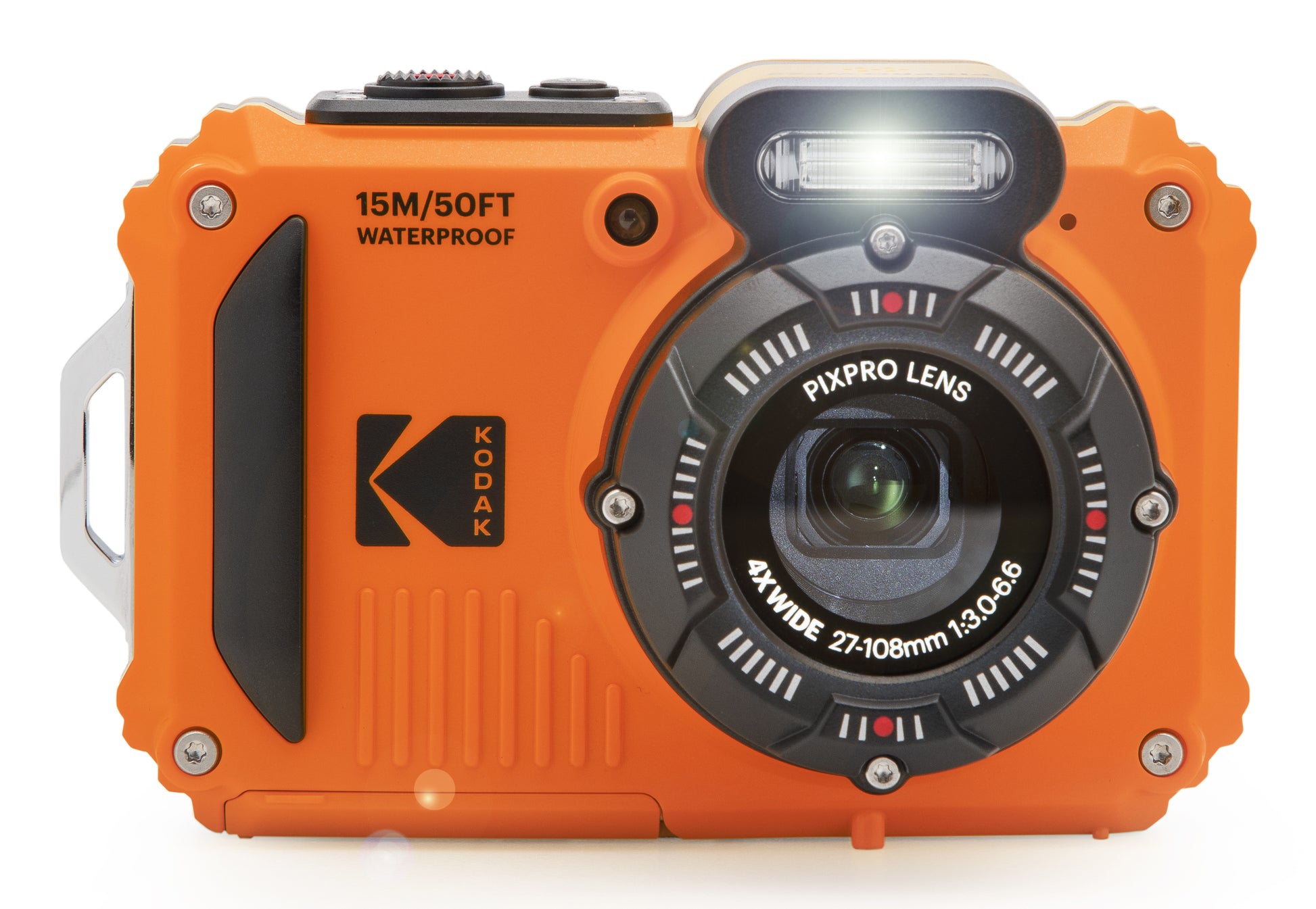 Kodak WPZ2 – Outdoor-Kompaktkamera, 16,4 MP 1/2,3", 1080p, 4× opt. Zoom, Orange