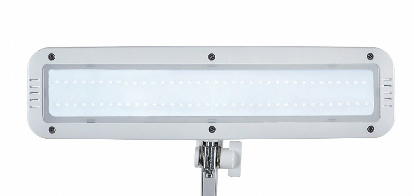 MAUL LED-Tischleuchte mit Standfuss – 6500 K Tageslichtweiss, dimmbar, 1449 lm, Weiss