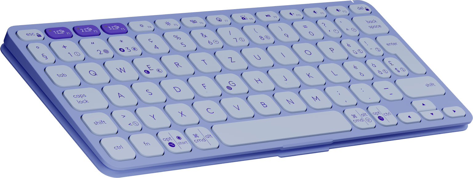 Logitech Keys-To-Go 2 Lila – Mini, Bluetooth 5.0