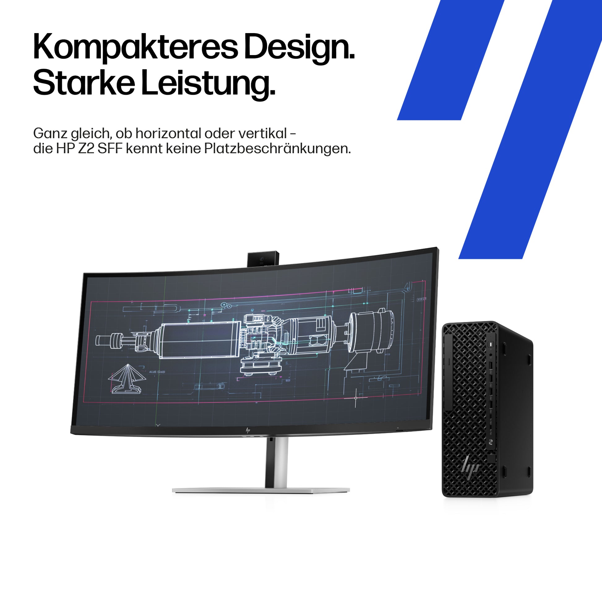 HP Z2 SFF – Intel Core Ultra 7 265K, 32 GB RAM, 1 TB SSD, NVIDIA RTX A400 4 GB, Windows 11 Pro