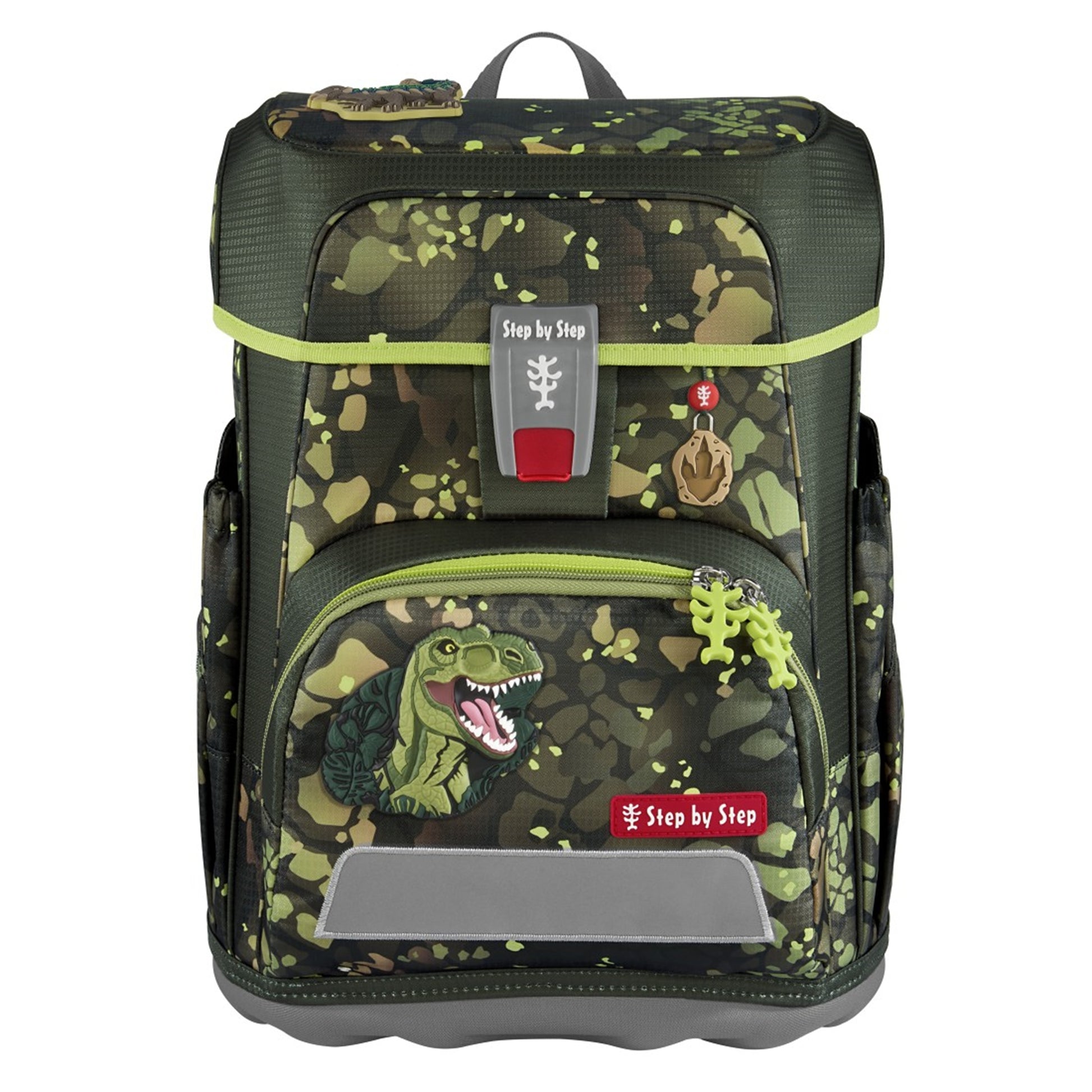 Step by Step Schulrucksack-Set Cloud – 5-teilig – Dino Torex – aus recycelten Materialien