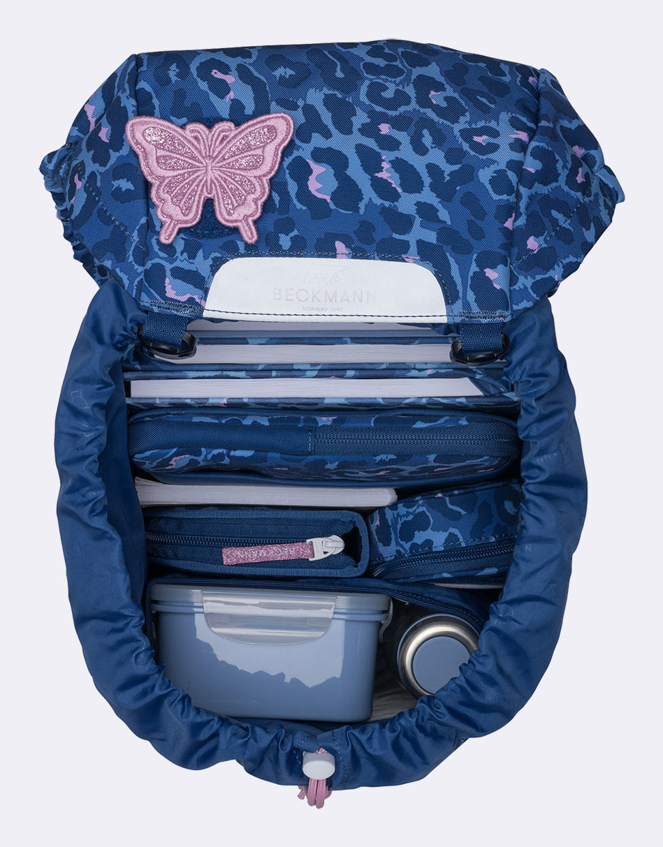 Beckmann Schulrucksack Classic – Tiger, Rosa – 24×37×25 cm – 940 g