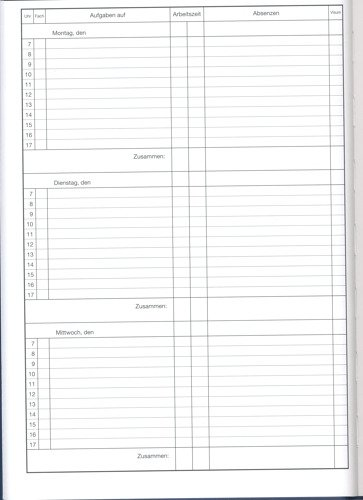 Ingold-biwa Klassenbuch – 86 Seiten – A4 – Papier, Blau