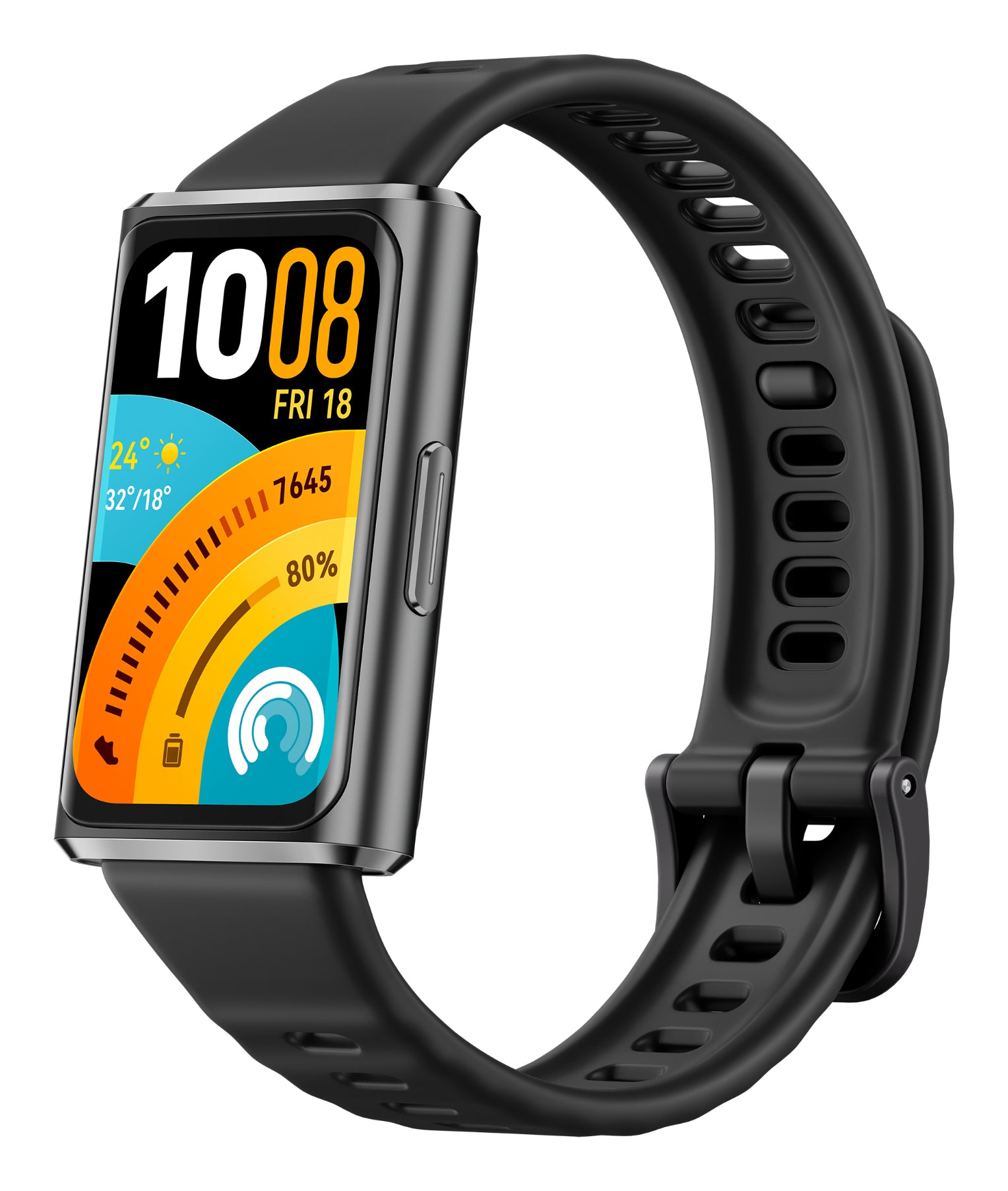 Huawei Band 11 Pro – Aluminium Schwarz, Sportarmband, 50 m, für iPhone