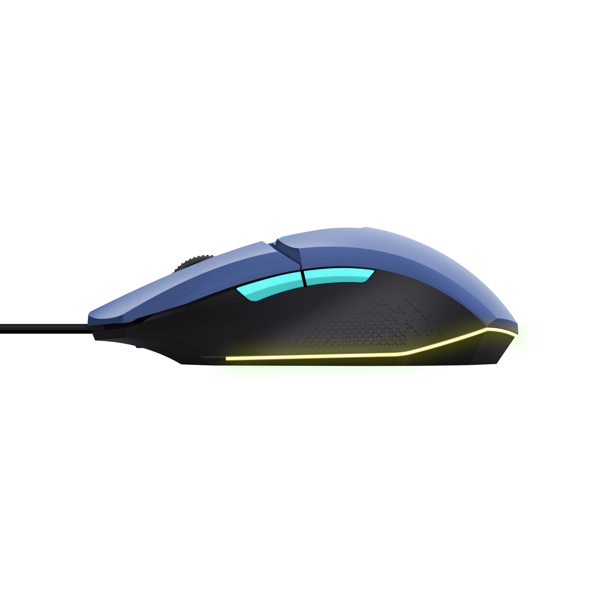 Trust GXT109 Felox – Gaming-Maus – Kabelgebunden (USB-A), 6400 DPI, RGB-Beleuchtung, beidhändig, Blau