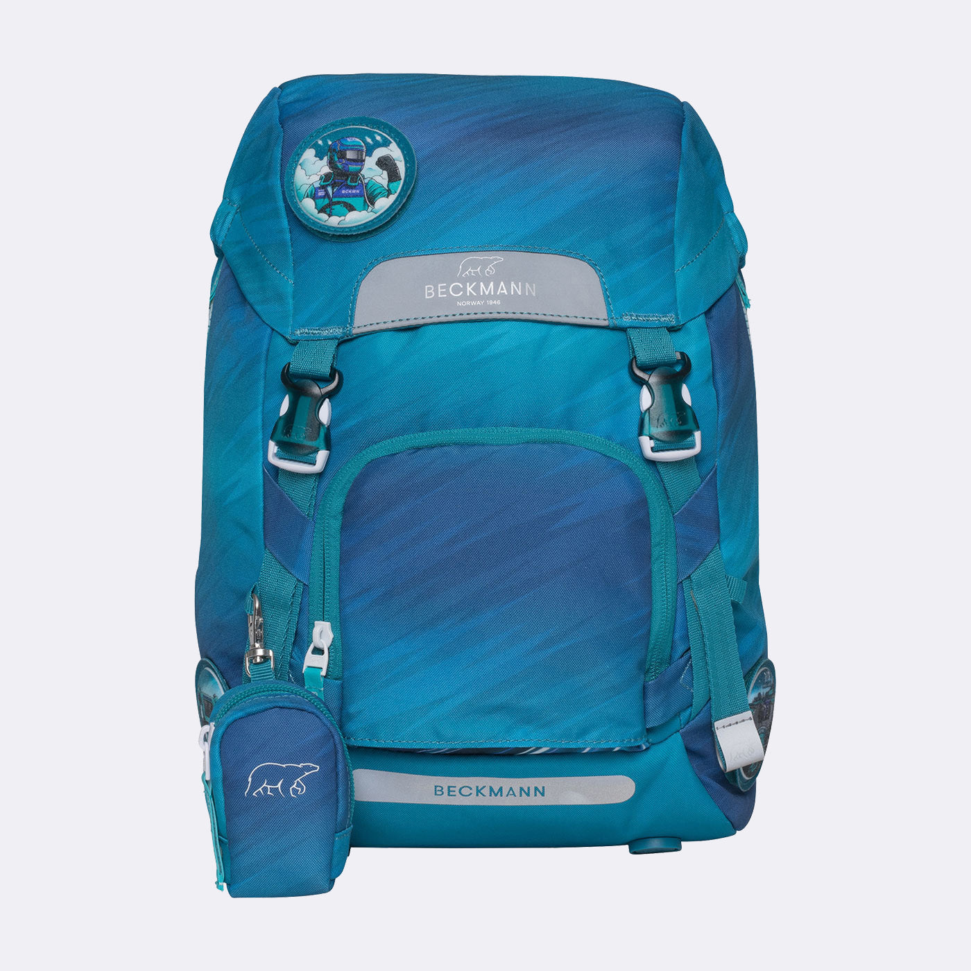 Beckmann Classic Schulrucksack 1st – 6-teilig – Racing