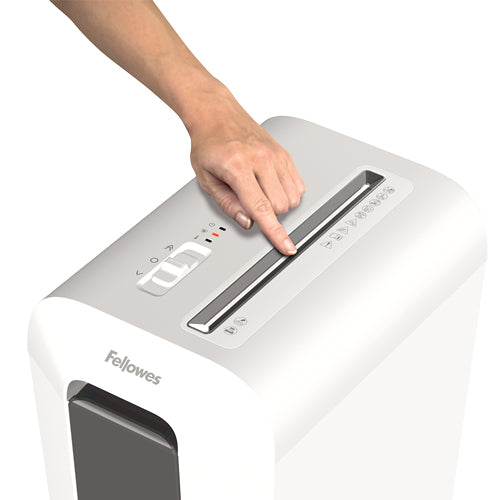 Fellowes Powershred LX65 – Aktenvernichter, DIN P-4, Partikelschnitt 4 × 40 mm, 10 Blatt, 22 l