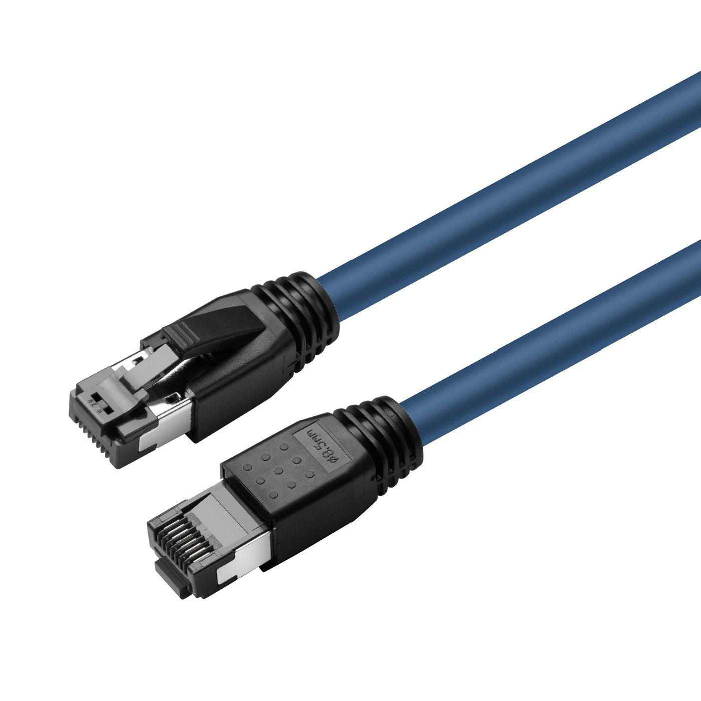 Microconnect Patchkabel – Cat8.1 S/FTP, 0,5 m, Blau, LSZH, RJ-45
