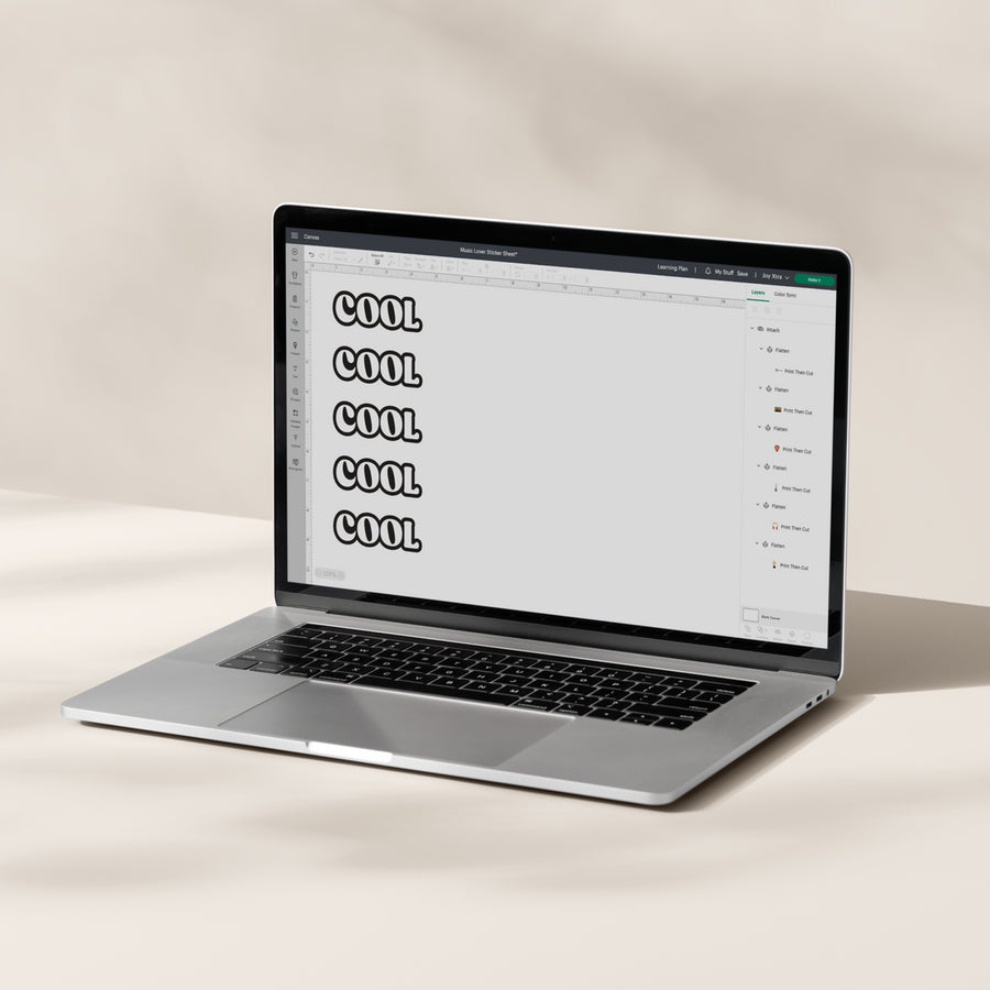Cricut Spezialfolie – für Cricut Joy Xtra Schneideplotter, Inkjetdrucker, A4 (210 × 297 mm), 12 Blatt
