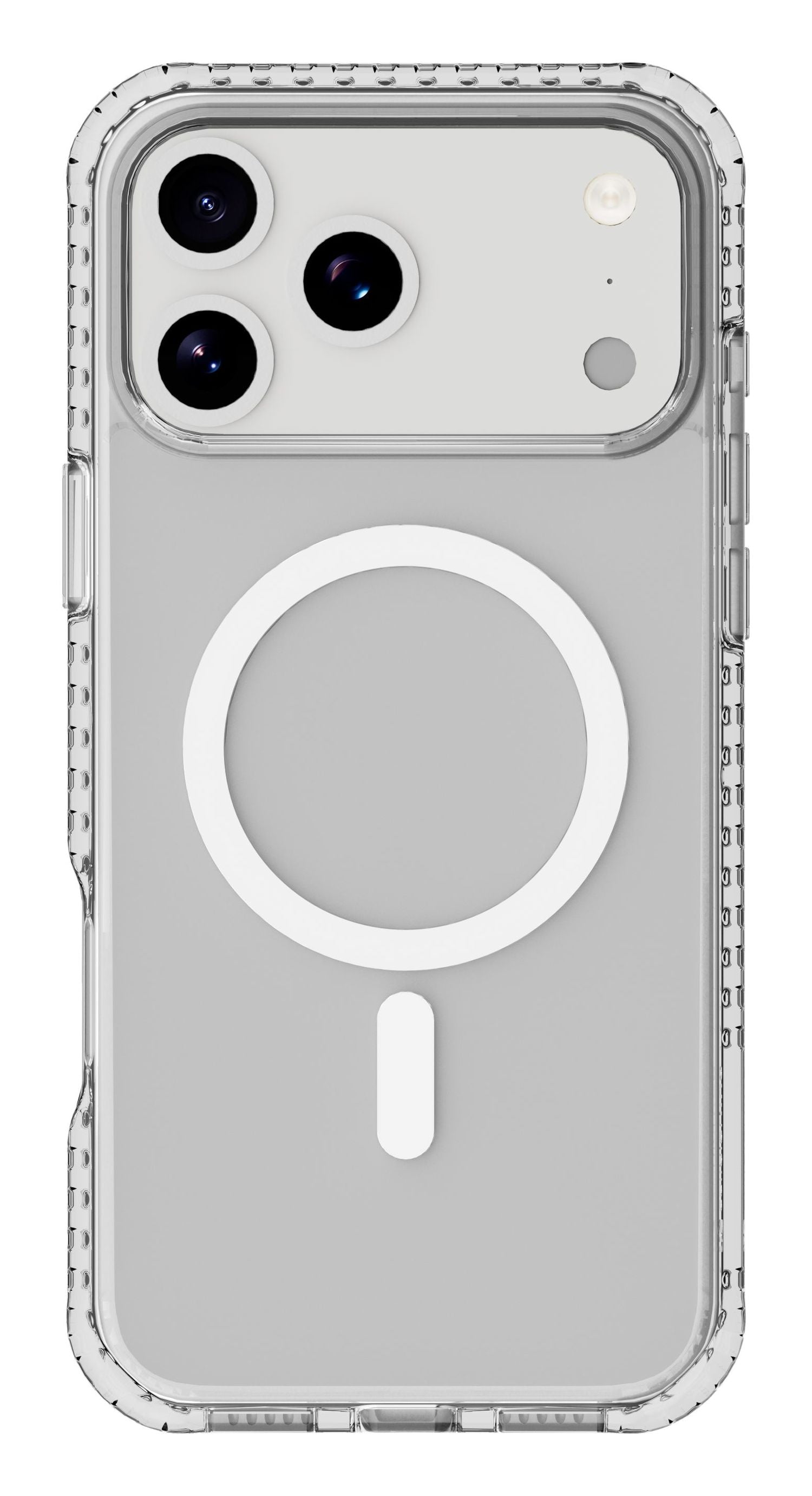 Cellularline Backcover – für Apple iPhone 17 Pro – transparent – Kunstleder – MagSafe-kompatibel