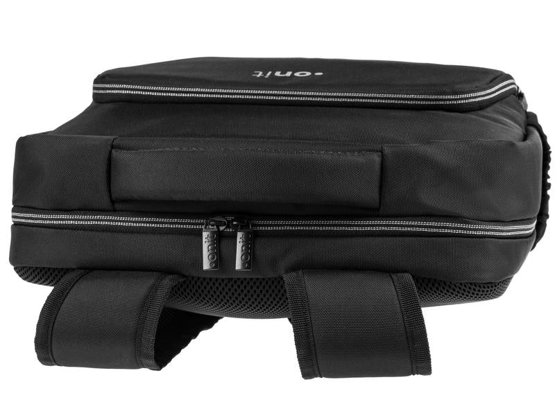 ONIT Notebook-Rucksack bis 15,6" – 14 l, Notebook-Fach – Schwarz