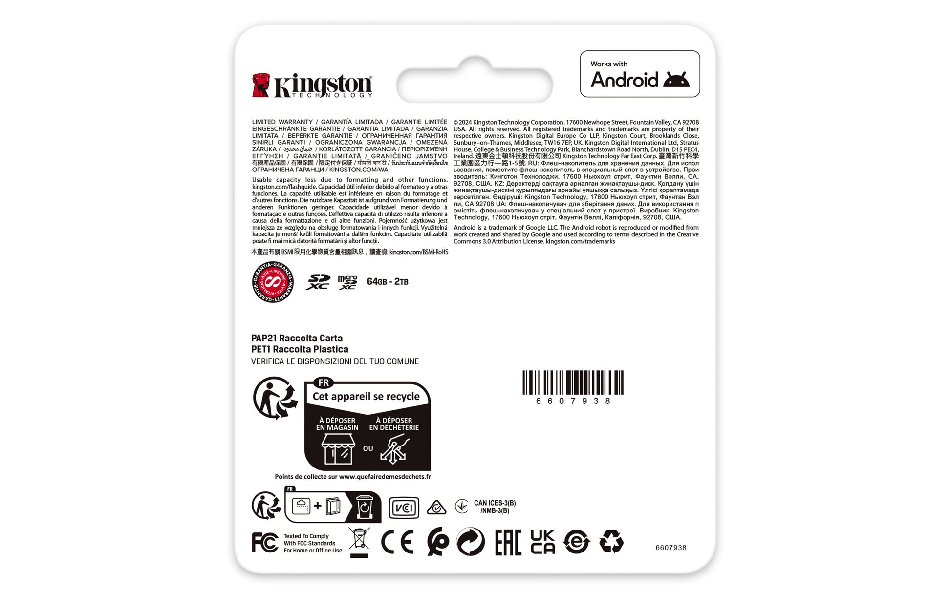 Kingston Technology Kingston Canvas Go Plus 200R Speichergerät – 512 GB, A2 U3 V30, mit Adapter