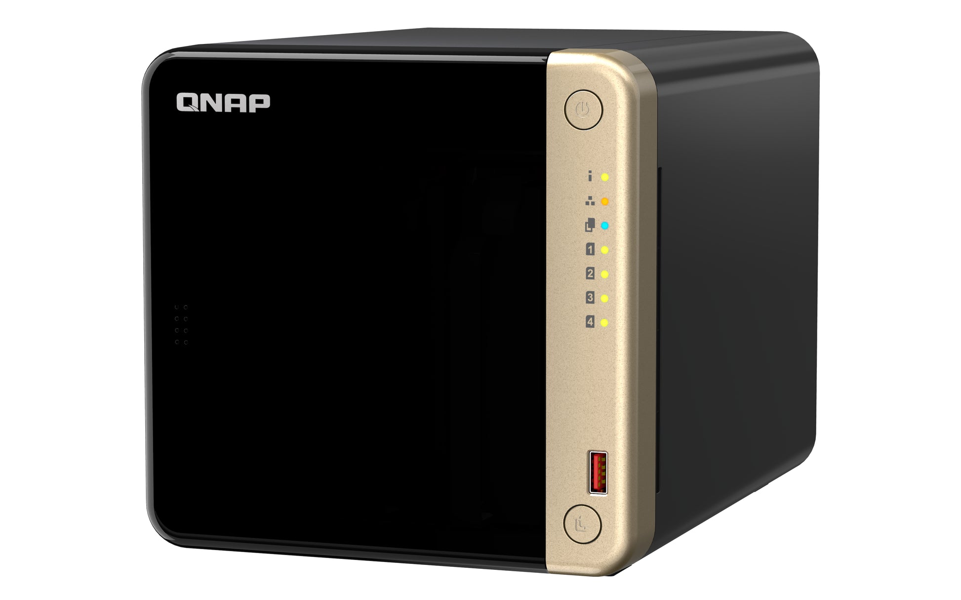 QNAP TS-464-8G Speichergerät – inkl. 4× Seagate ST4000VN006