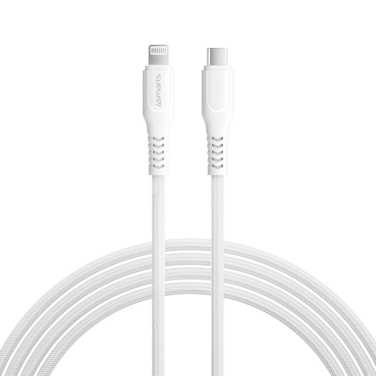 4smarts Kabel – USB-C auf Lightning 1,5 m, PD 30 W, MFi zertifiziert, geflochten – für iPhone/iPad