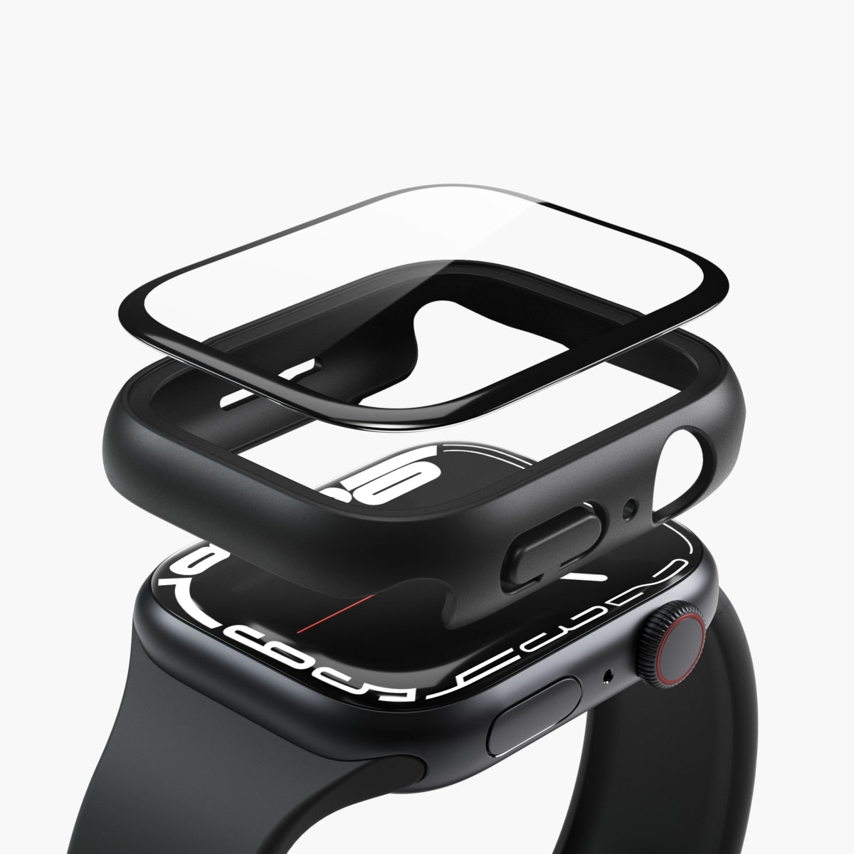 Vonmählen Hülle – Silikon, Schwarz, für Apple Watch Series 10 46 mm
