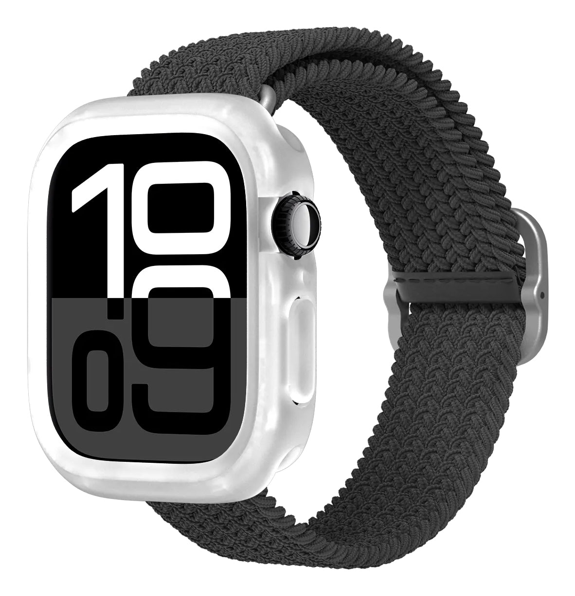 RhinoShield CrashGuard NX Backcover – für Apple Watch Series 10 (46mm), TPE, Transparent, schmutzabweisend