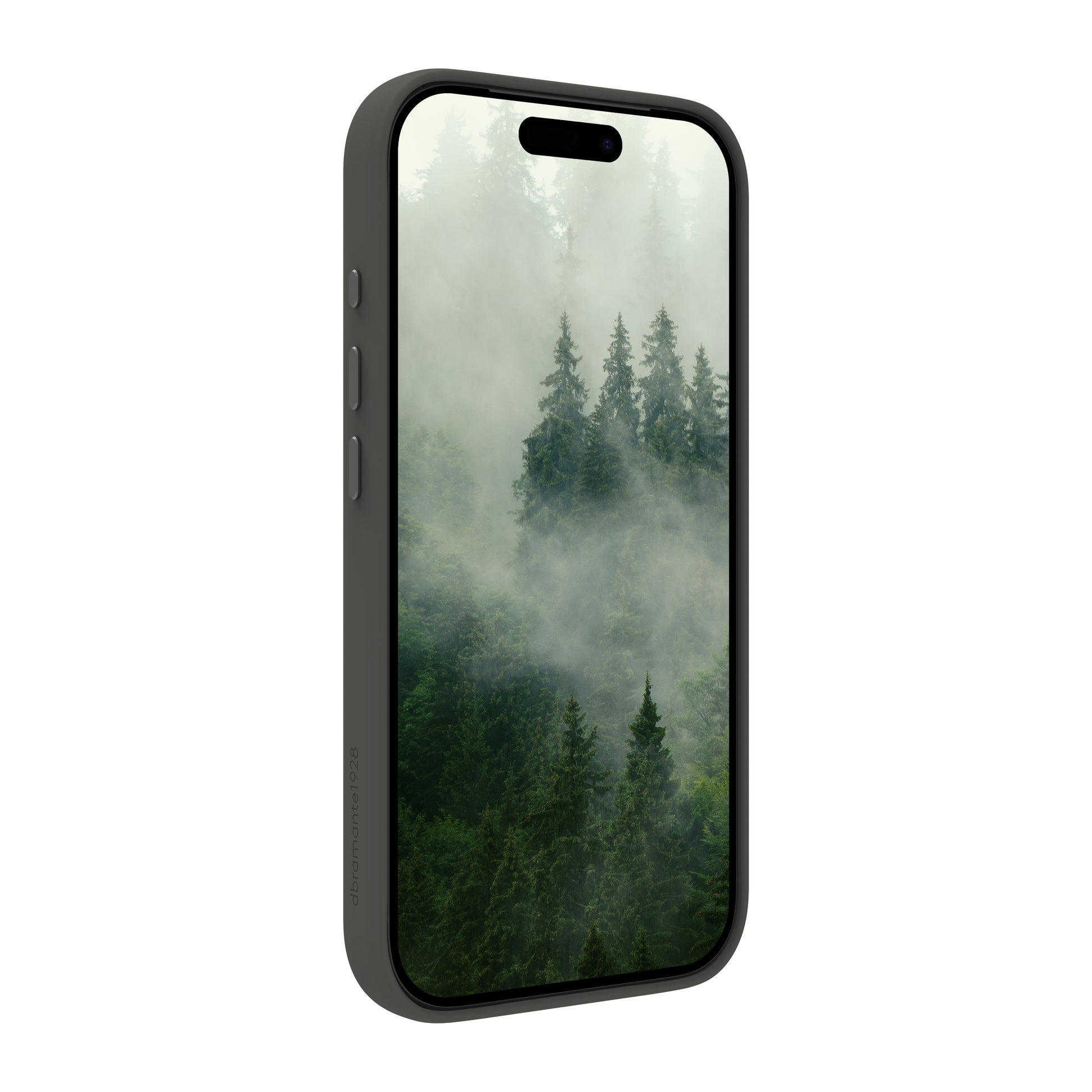 dbramante1928 Roskilde MS Kick ICON Backcover – für Apple iPhone 17 Pro, Forest Shadow, bis 1,2 m sturzsicher