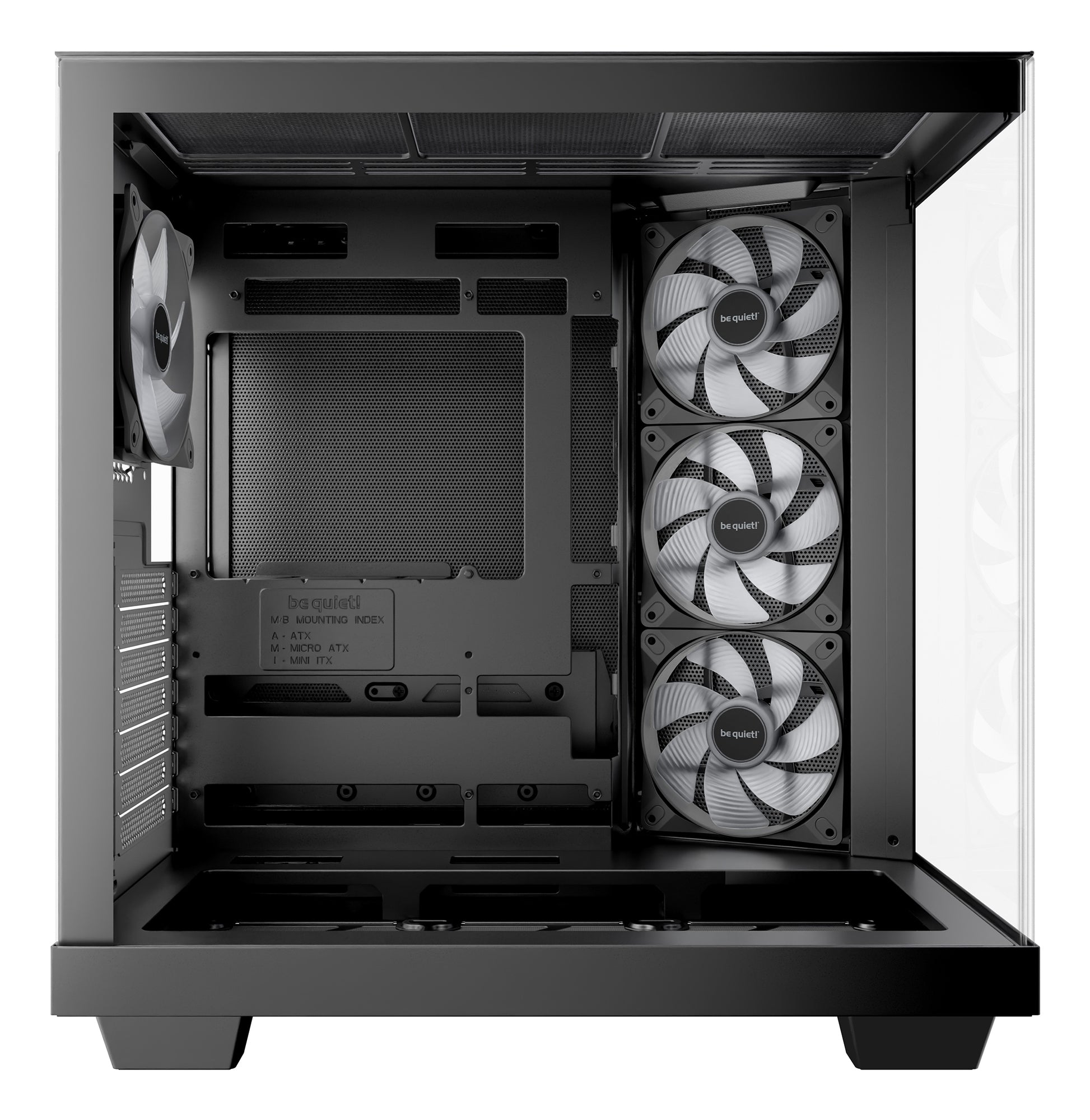be quiet! be quiet Light Base 500 LX – Midi Tower – Schwarz, ATX, micro ATX, Mini-ITX, 7 Erweiterungsslots, Seitenfenster