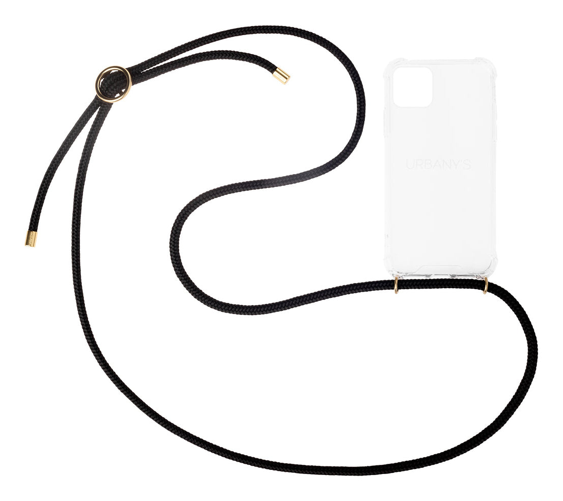 Urbany's Necklace-Hülle – für Apple iPhone Air – schwarz – mit Kordel