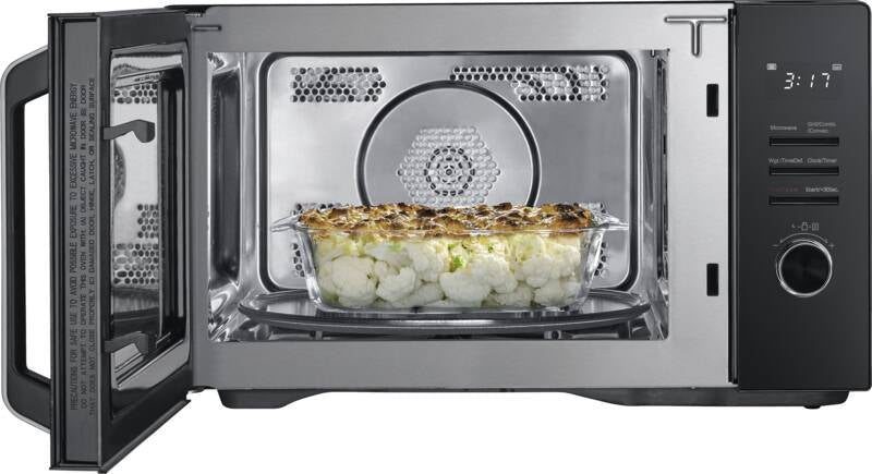 Severin Kombi-Mikrowelle MW 7798 XXL – 29 l, Grill & Heissluft, 900 W – Schwarz