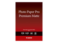 Canon Pro Premium Fotopapier – matt, A4, 210 g/m², 20 Blatt – für Canon Pixma Pro und Canon ImagePROGRAF Pro