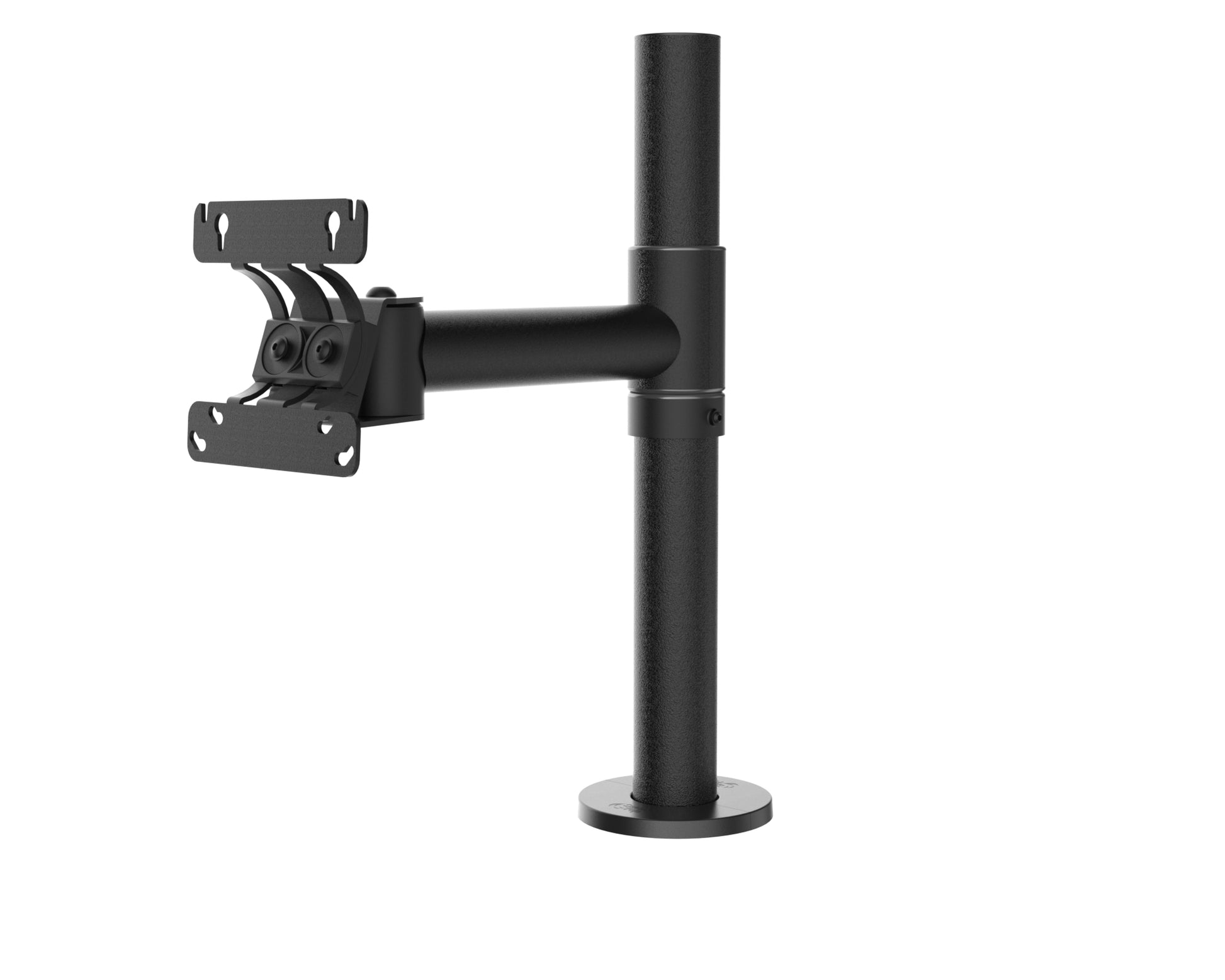 Ergonomic Solutions VESA-Halterung mit 200 mm Schwenkarm, Weiss, für VESA 75/100