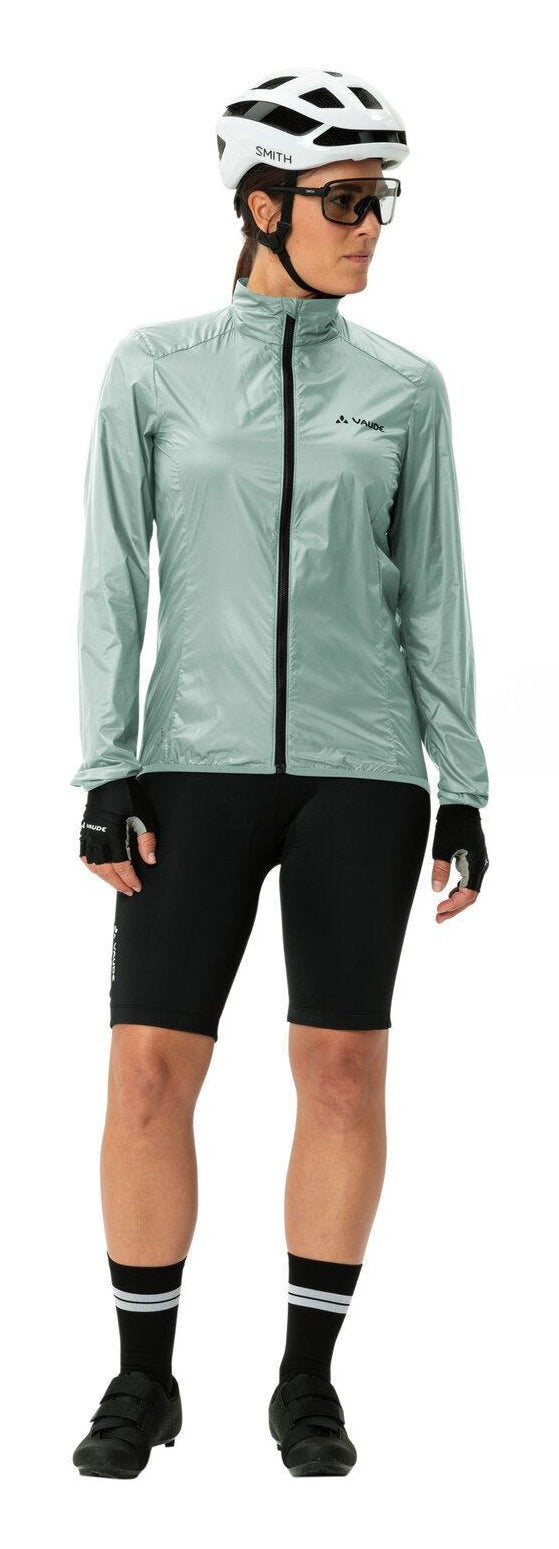 VAUDE Windbreaker-Jacke Matera – 38 – Grün, Polyamid (recycelt), Winddicht, wasserabweisend