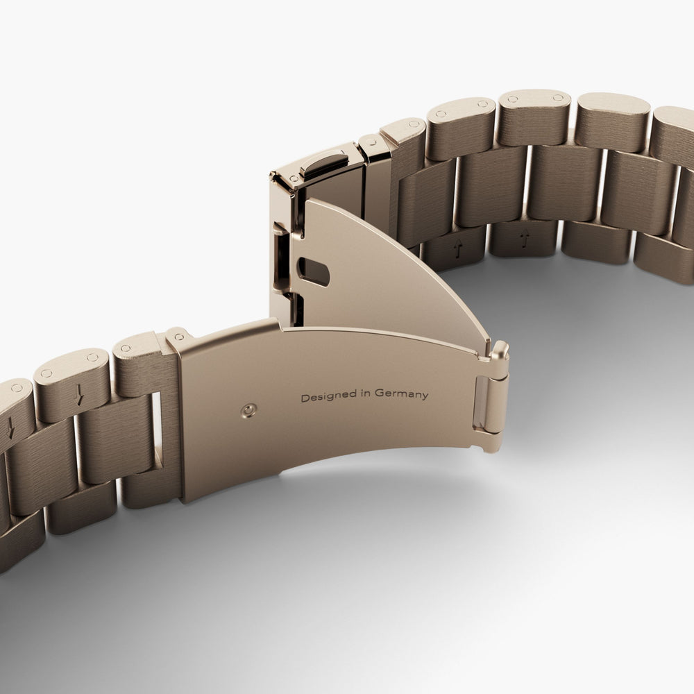 Vonmählen Link Bracelet2 – Armband – für Apple Watch 40/41/42 mm, Champagne, One Size, Edelstahl