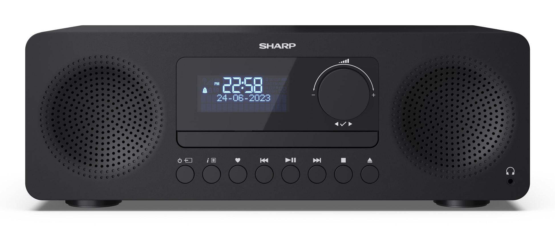 Sharp XL-B720D – Heim-Audio-Mikrosystem, Schwarz