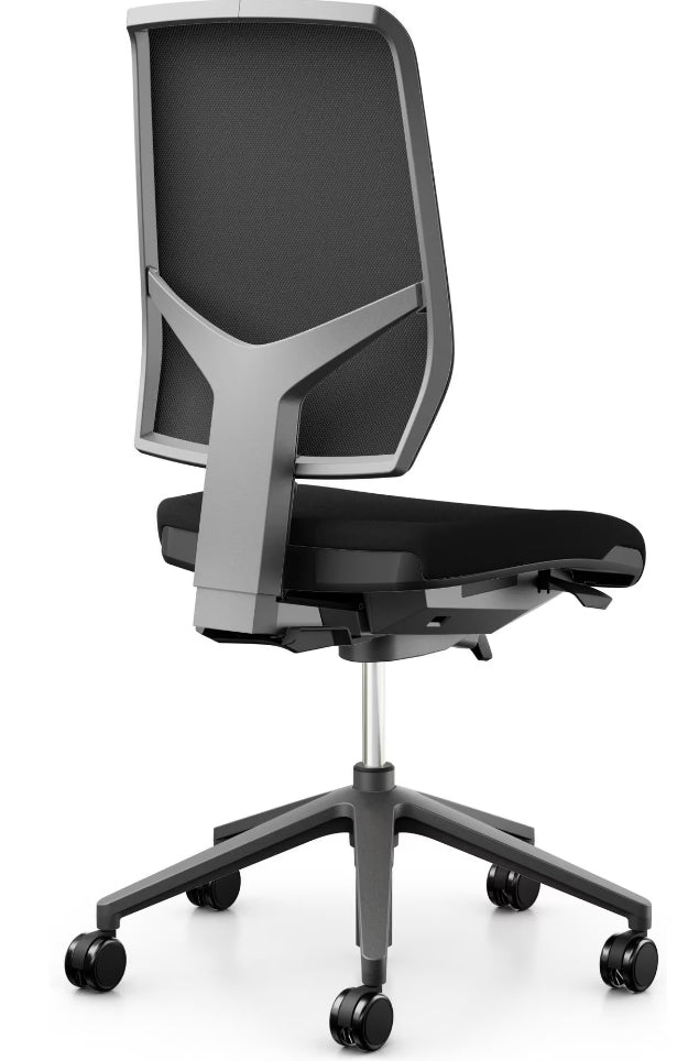 Giroflex Bürostuhl 68 – Sitzhöhe 40–52 cm, 120 kg, schwarz