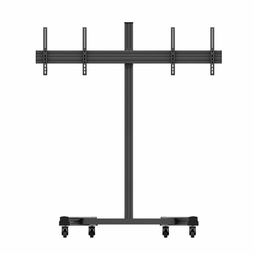 Hagor CPS Mobile Stand Dual – Trolley, für 2 Displays, für 43–55"