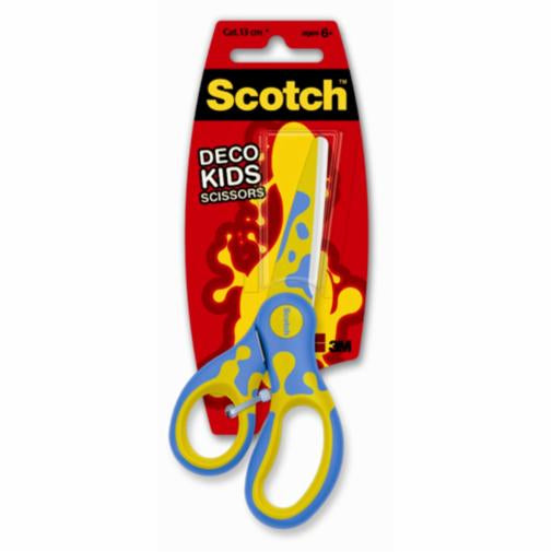 Scotch Kinderschere – für Rechts- und Linkshänder, abgerundete Spitzen, Kunststoff, farbig sortiert