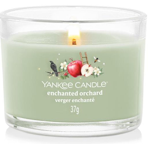 Yankee Candle Enchanted Orchard – Duftkerze, Votivkerze im Glas, 7–10 h