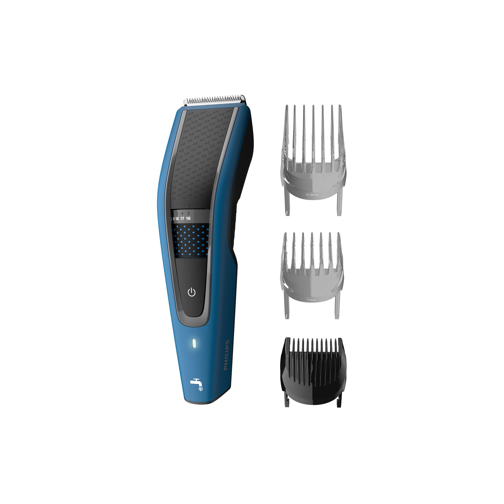 Philips Haarschneider 5000 HC5612/15 – 28 Schnittstufen, 0,5–28 mm – Schwarz/Blau