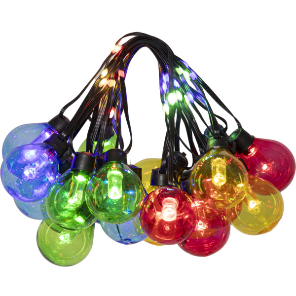 Star Trading Lichterkette Bolla – 5 m – 2 W – Mehrfarbig – IP44 – Netzbetrieb