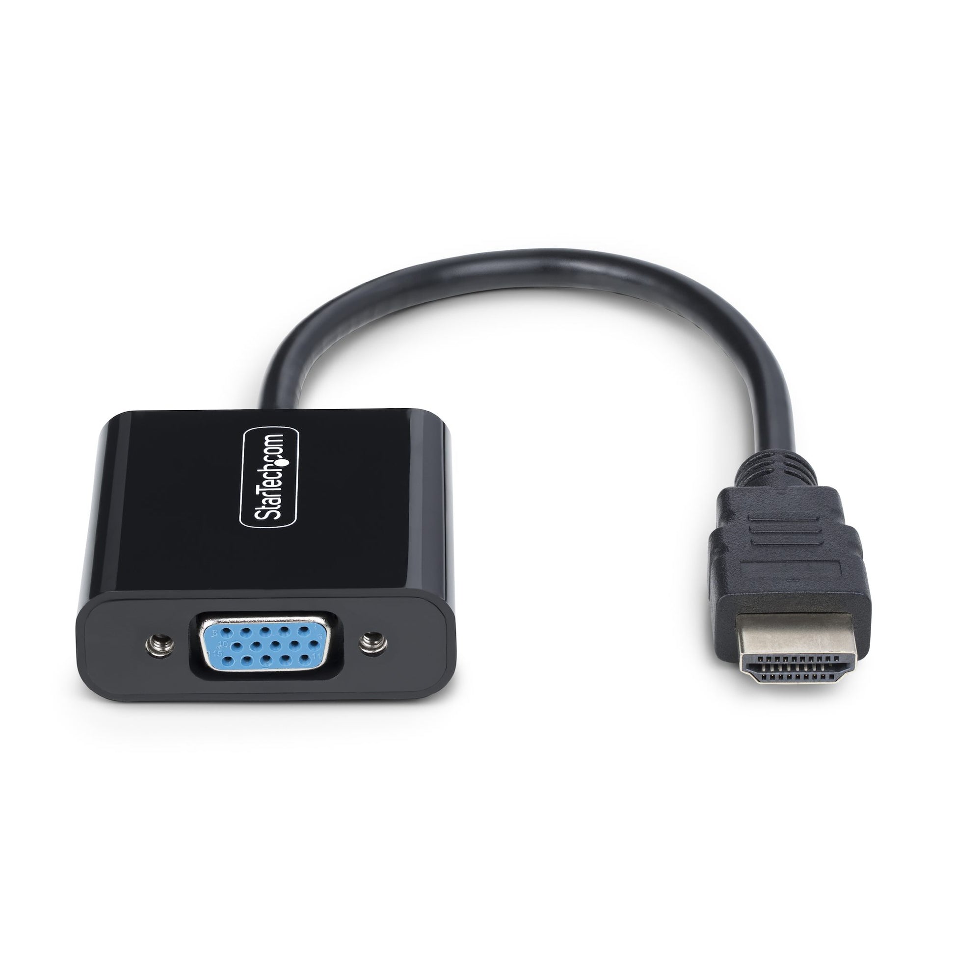 StarTech.com Aktiver HDMI-zu-VGA-Adapter – 1920 × 1200 @ 75 Hz, 18,9 cm, für HDMI-Quellen und VGA-Monitore