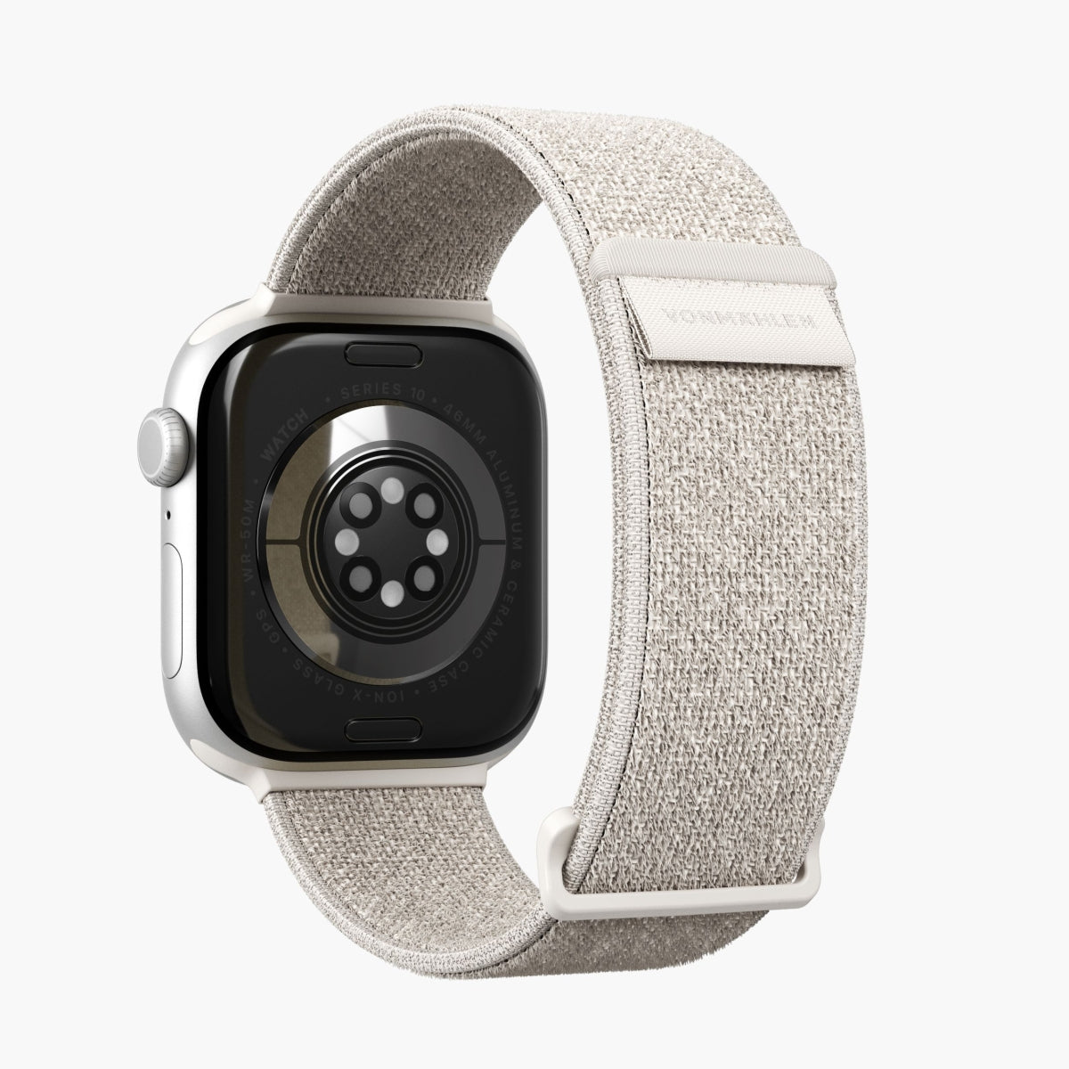 Vonmählen Fitness Loop 2 – Armband – für Apple Watch (diverse Grössen), Creme, Nylon