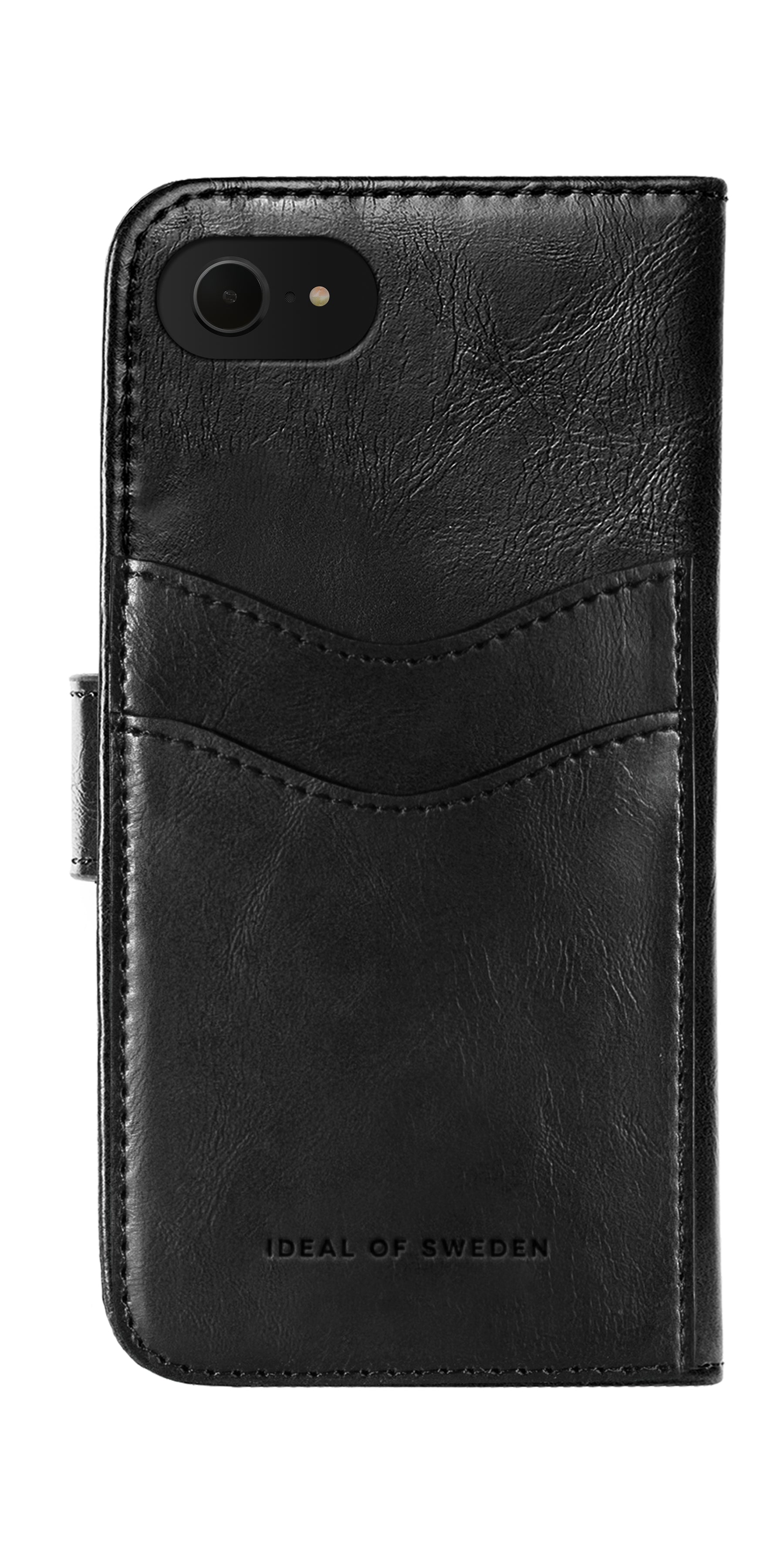Ideal of Sweden – Booklet-Hülle – für Apple iPhone 6–8/SE (2020) – schwarz – mit Kartenfach, Magnetverschluss