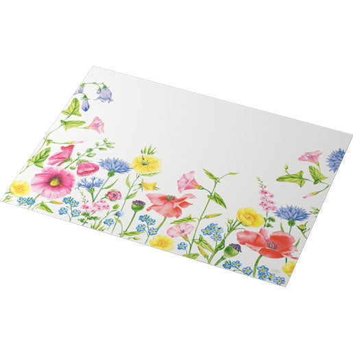Duni Tischset Flowy Meadow – Papier, Mehrfarbig, 40 × 30 cm – 250 Stk.