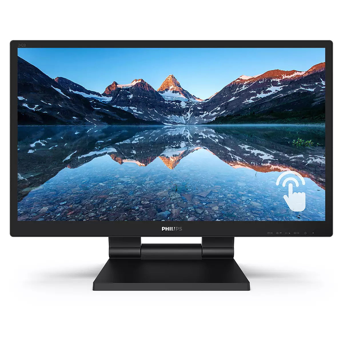 Philips 242B9T/00 – Monitor, 23,8", 60 Hz, 250 cd/m², USB-Hub, integrierte Lautsprecher, VESA 100 × 100, schwarz