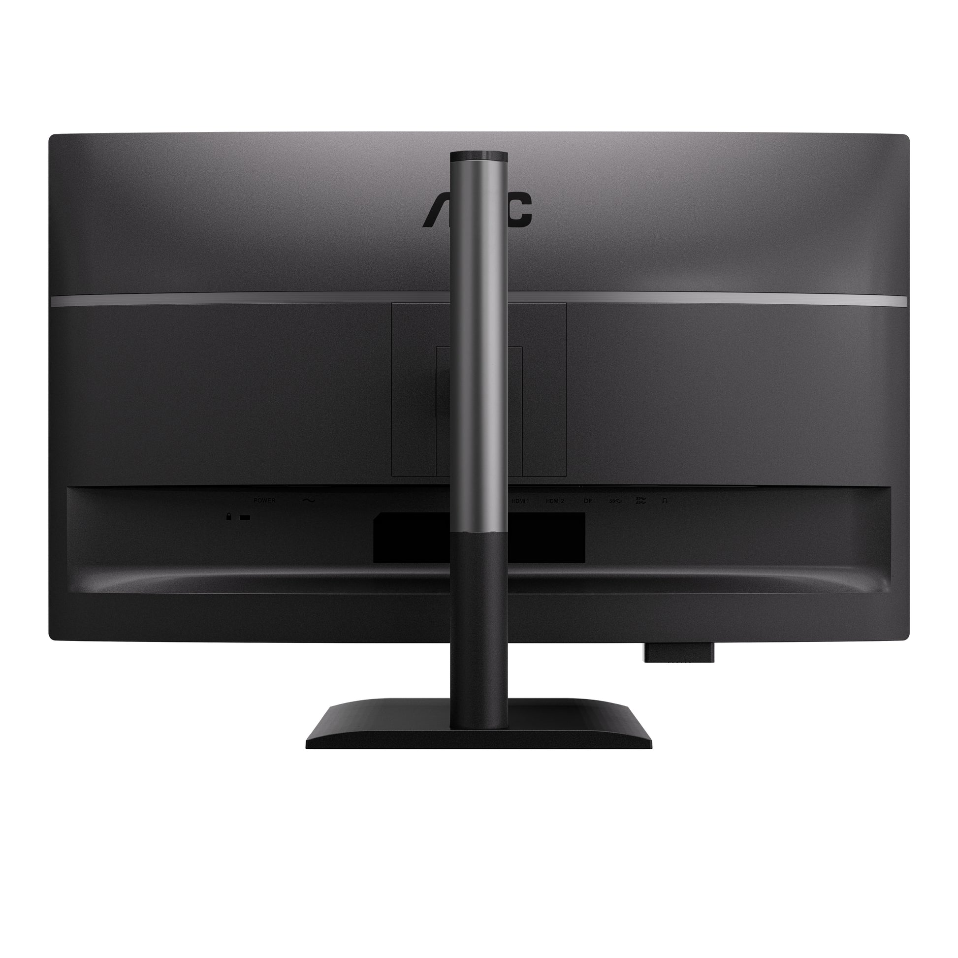 AOC Q27P4U – Monitor, 27", 2560 × 1440 (WQHD), IPS, 120 Hz, 350 cd/m², USB-Hub, Adaptive Sync, Schwarz