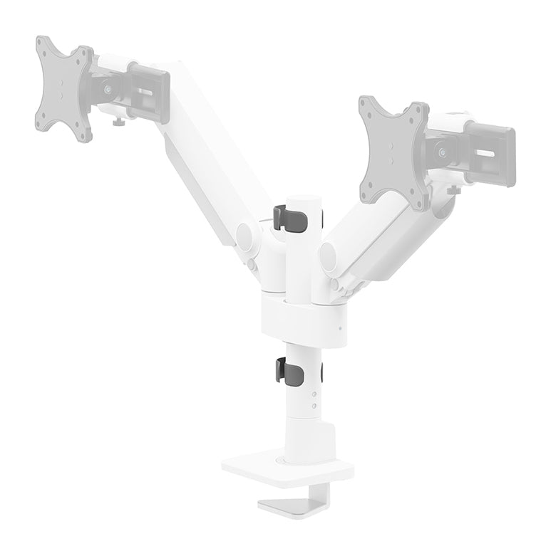 Neomounts DS65S-950Wh2 Full Motion Dual – Monitorarm, Dual, Tischklemme, bis 34", VESA 75 × 75/100 × 100 mm