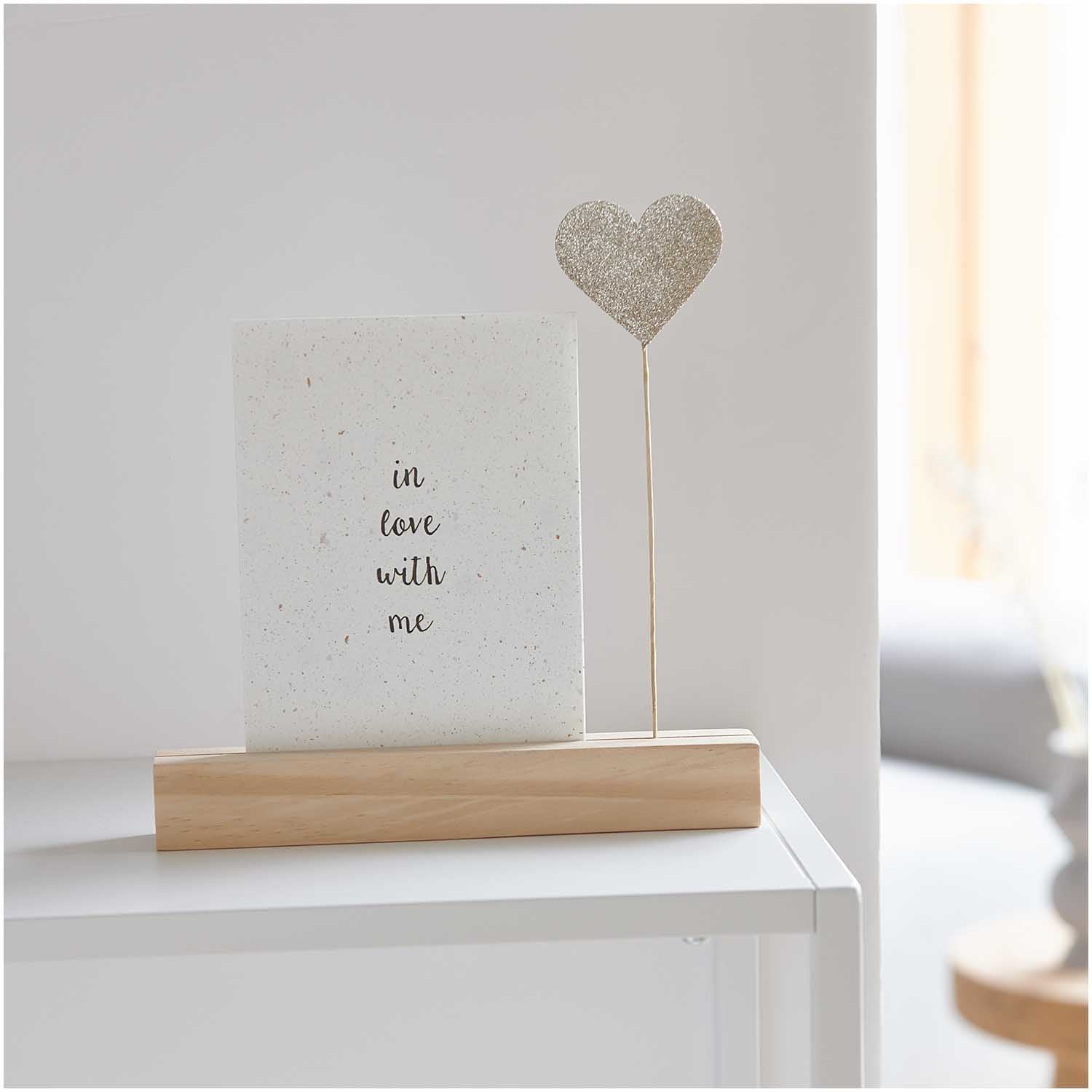 Rico Design Tischprospekthalter A5 – Holz, beige – 700300