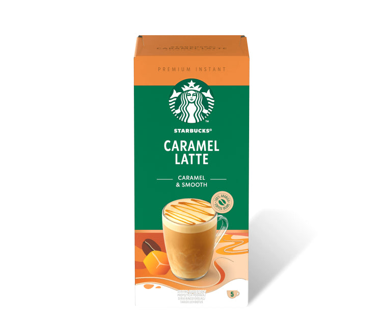 Starbucks Caramel Latte – Instantgetränk – 5 Stk.