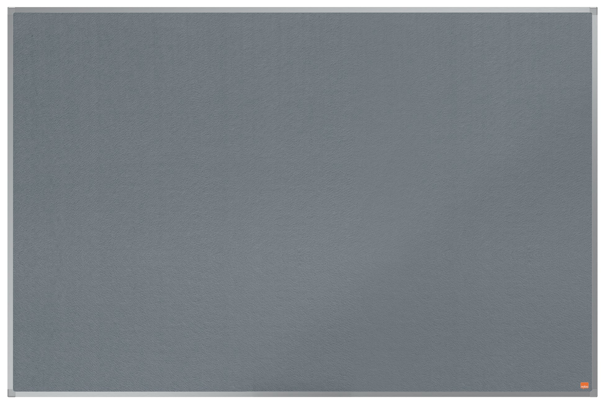 Nobo Pinnwand – Filz, Alurahmen – 150 × 100 cm, Grau, Essence