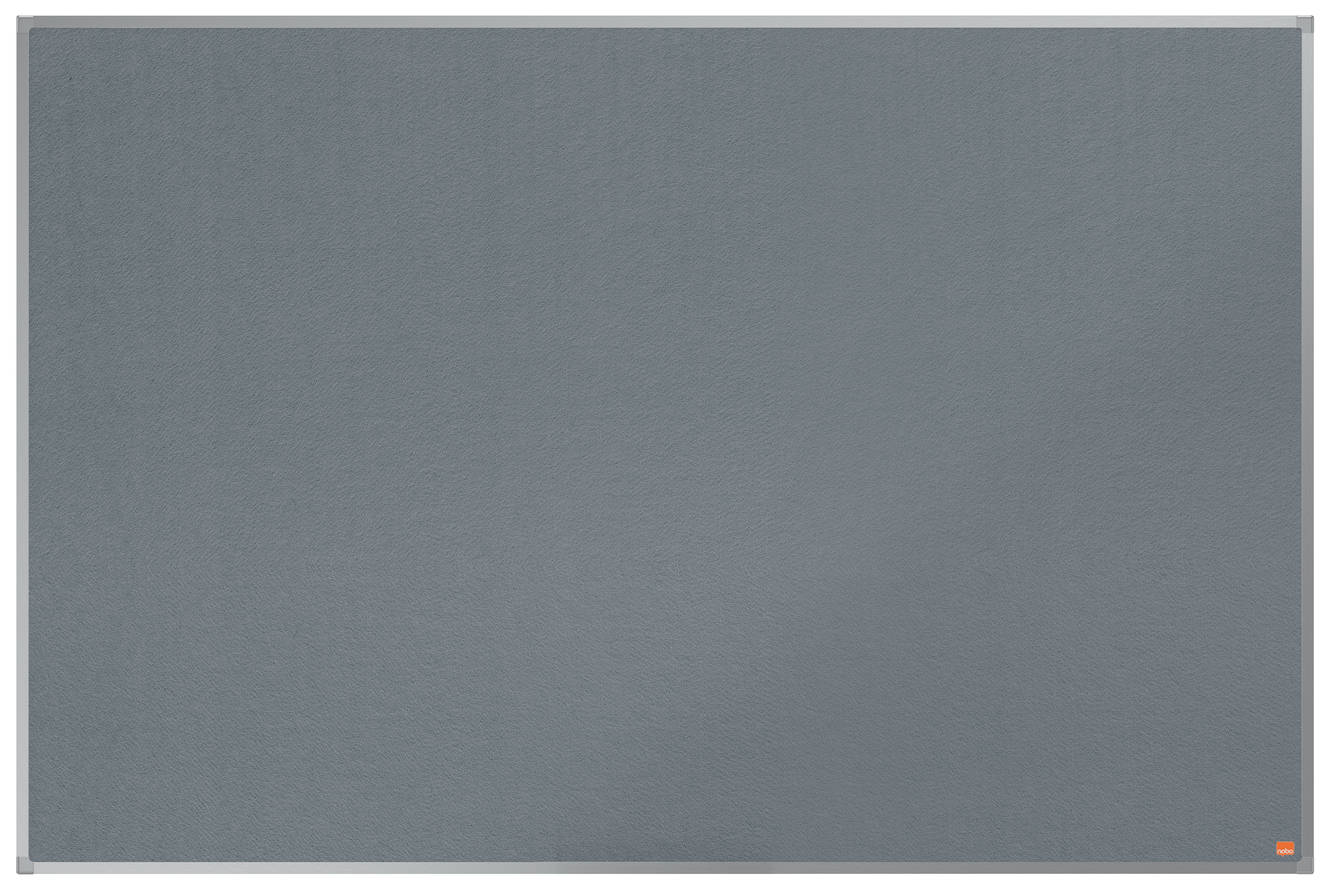 Nobo Pinnwand – Filz, Alurahmen – 150 × 100 cm, Grau, Essence