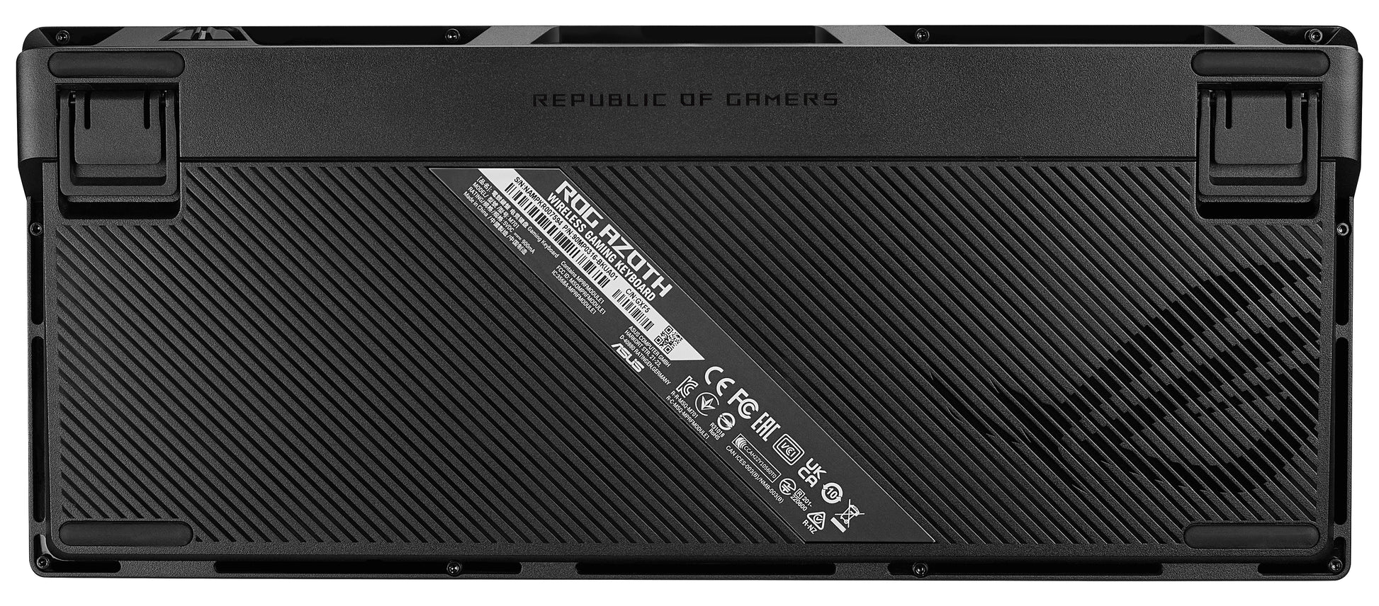 ASUS ROG Azoth – Gaming-Tastatur 75% – Mechanisch, RGB – Bluetooth & 2,4 GHz (USB-A Empfänger)