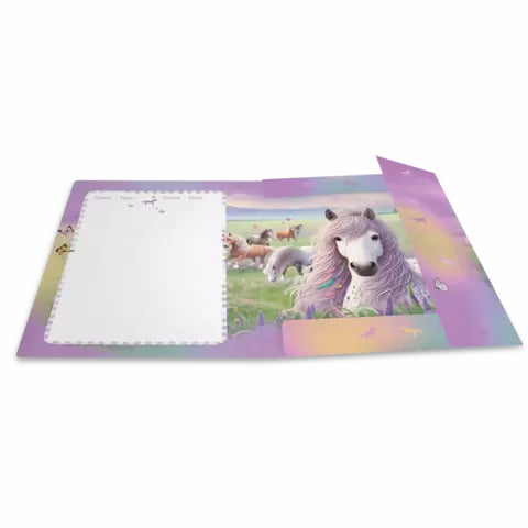 HERMA Sammelmappe, für A4, Karton, mehrfarbig, mit Gummizug