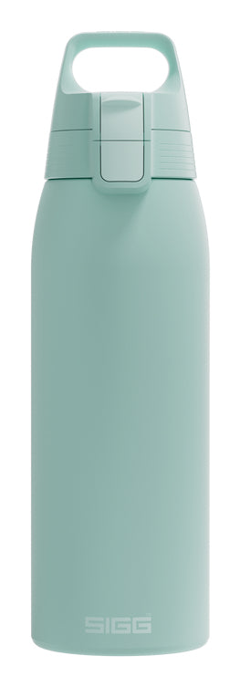 SIGG Shield ONE Trinkflasche 1 l – Weithals, Edelstahl, Klappdeckel