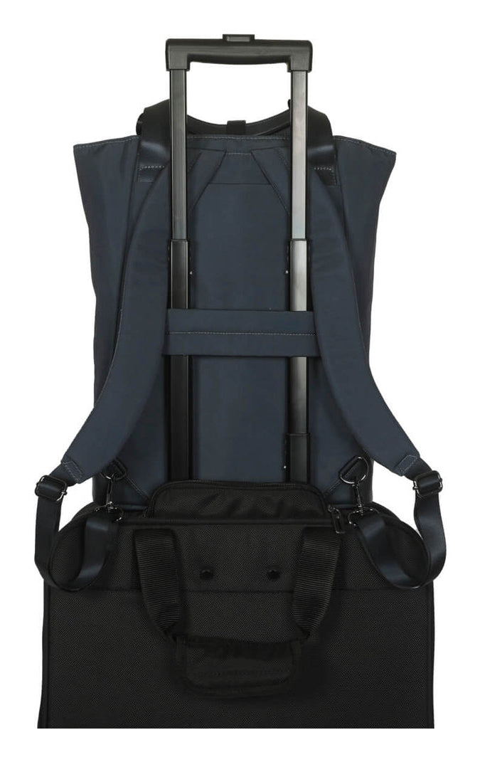 Targus Notebook-Rucksack AVILA 2in1 Convertible – für 16", 12,5 l, wasserfest – Blau, 350 × 400 × 110 mm